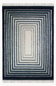 Tappeto in bouclé di lana tessuto a mano Frame