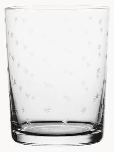 Set di 4 bicchieri in cristallo soffiato Stars