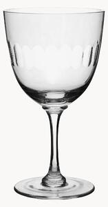 Set di 2 bicchieri da vino in cristallo soffiato Lens
