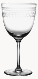 Set di 2 bicchieri da vino in cristallo soffiato Ovals