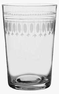 Set di 6 bicchieri in cristallo soffiato Ovals