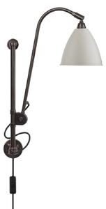 Applique Bestlite BL5, Ø 16 cm, nero/ottone/bianco