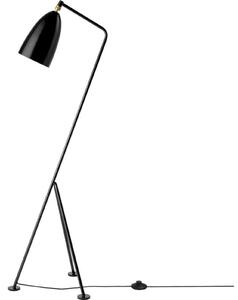 Lampada da terra GUBI, Nero, Soggiorno, Metallo