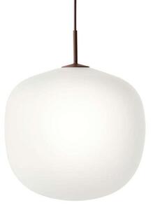 Lampada a sospensione Muuto, Rosso, Soggiorno, Vetro