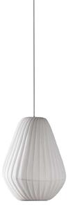 Lampada a sospensione Tom Rossau, Bianco, Soggiorno, Plastica