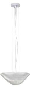 Lampada a sospensione Forestier, Nebulis, dimmerabile, Bianco, Soggiorno, Tessuto / Tessile, Design