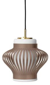 Lampada a sospensione Warm Nordic, Opal Lamella, dimmerabile, Marrone / Ruggine, Sala da pranzo, Metallo, Vintage