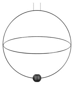 Lampada a sospensione Lodes, dimmerabile, Nero, Soggiorno, Metallo