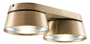 Plafoniera LIGHT-POINT, Dorato / Ottone, Soggiorno, Alluminio