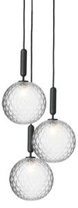 Lampadari Nuura Aps, Miira 3, dimmerabile, Trasparente, Sala da pranzo, Metallo, Scandinavo