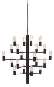 Lampadari Herstal, Nero, Sala da pranzo, Metallo