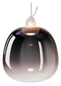 Oblò Lampada a Sospensione Small 2700K Glossy Fumé/Bianco