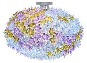 Plafoniera Kartell, Bloom C1, Viola, Soggiorno, Plastica, Design