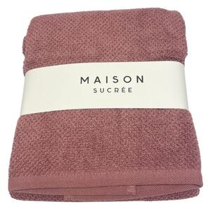 Maison Sucrée Asciugamani Viso e Ospite Pepe var.34 LegnoRosa Spugna 100% Cotone
