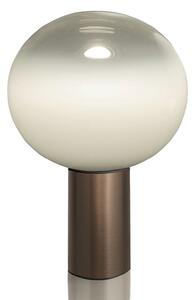 Lampade da tavolo Artemide, Laguna 26, dimmerabile, Bronzo / Ottone anticato, Soggiorno, Vetro, Design