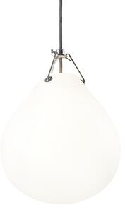 Lampada a sospensione Louis Poulsen, Moser, dimmerabile, Bianco, Soggiorno, Vetro, Design
