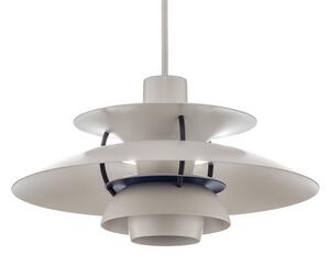 Lampada a sospensione Louis Poulsen, PH 5 Mini, dimmerabile, Bianco, Soggiorno, Metallo, Design