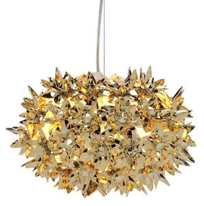 Lampada a sospensione Kartell, Bloom S2, Dorato / Ottone, Soggiorno, Plastica, Design