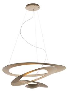 Lampada a sospensione Artemide, Pirce Mini, dimmerabile, Dorato / Ottone, Soggiorno, Metallo, Design