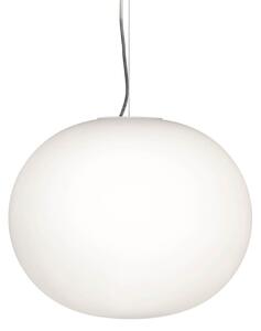 Lampada a sospensione FLOS, GLO-BALL, dimmerabile, Bianco, Soggiorno, Vetro, Design