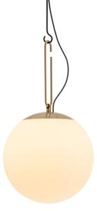 Lampada a sospensione Artemide, nh, dimmerabile, Bianco, Soggiorno, Vetro, Design