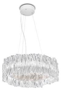 Lampada a sospensione Slamp, Accordéon, dimmerabile, Trasparente, Soggiorno, Plastica, Design