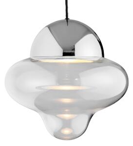 Lampada a sospensione DESIGN BY US, Nutty XL, dimmerabile, Trasparente, Soggiorno, Vetro, Design