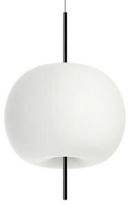 Lampada a sospensione kdln, Kushi, dimmerabile, Bianco, Soggiorno, Vetro, Design
