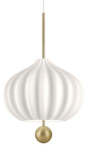 Lampada a sospensione kdln, Lilli, dimmerabile, Bianco, Soggiorno, Vetro, Design