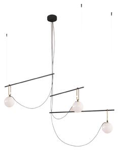 Lampada a sospensione Artemide, nh S3 14, dimmerabile, Bianco, Soggiorno, Metallo, Design