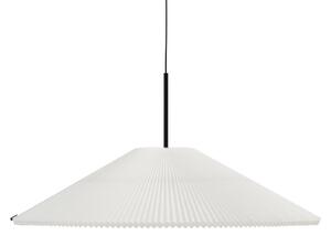 Lampada a sospensione New Works, Nebra, dimmerabile, Bianco, Soggiorno, Tessuto / Tessile, Design