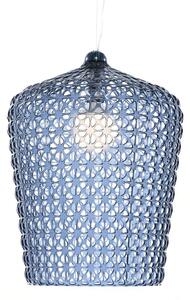 Lampada a sospensione Kartell, Kabuki, Blu, Soggiorno, Plastica, Design