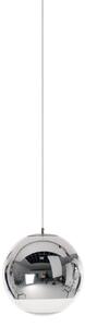 Lampada a sospensione Tom Dixon, Mirror Ball, dimmerabile, Metallizzato, Soggiorno, Plastica, Design
