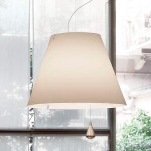 Lampada a sospensione Luceplan, Lady Costanza, dimmerabile, Bianco, Soggiorno, Plastica, Design