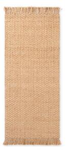 Passatoia di colore naturale in iuta reversibile/tessuta a mano 80x300 cm Fjord – Hanse Home