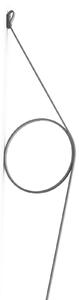 Applique da parete FLOS, Wirering Grau, dimmerabile, Grigio, Soggiorno, Metallo, Design