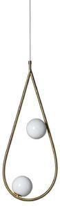 Lampada a sospensione Pholc, Dorato / Ottone, Soggiorno, Metallo