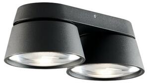 Plafoniera LIGHT-POINT, Nero, Soggiorno, Alluminio