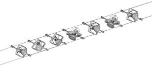 Plafoniera Paulmann, Wire Mac II, Grigio, Corridoio, Metallo, Moderno