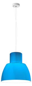 Lampada a sospensione Nemo Lighting, Lorosae, dimmerabile, Blu, Soggiorno, Vetro