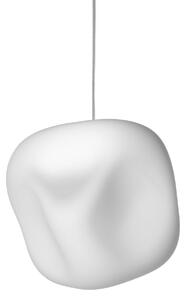 Lampada a sospensione Foscarini, Hoba Midi, Bianco, Soggiorno, Vetro, Design