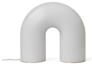 Lampade da tavolo ferm LIVING, Vuelta, dimmerabile, Bianco, Soggiorno, Vetro, Design