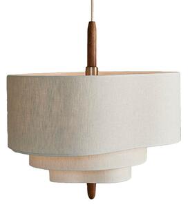 Lampada a sospensione MARKET SET, Pebble, dimmerabile, Beige, Soggiorno, Tessuto / Tessile, Design
