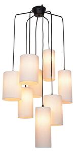Lampada a sospensione MARKET SET, Cosiness, dimmerabile, Bianco, Soggiorno, Tessuto / Tessile, Design