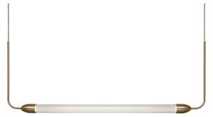 Lampada a sospensione UMAGE, LEMON SQUEEZE LINEAR, dimmerabile, Dorato / Ottone, Sala da pranzo, Metallo, Design