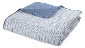 Copriletto blu con rivestimento trapuntato 220x230 cm Stripe – Catherine Lansfield