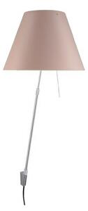 Applique da parete Luceplan, dimmerabile, Rosa / Rosé, Soggiorno, Alluminio
