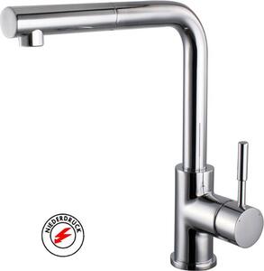 Beitz & Walz AqvaKitchen Rubinetto per lavello, modello ND con doccetta, cromato, leva laterale