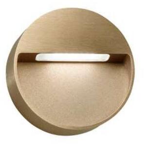 Applique da parete LIGHT-POINT, dimmerabile, Dorato / Ottone, Balcone, Alluminio
