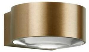 Applique da parete LIGHT-POINT, dimmerabile, Dorato / Ottone, Soggiorno, Alluminio